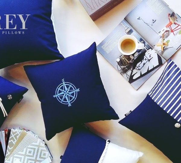 Frey luxury pillows – yacht decor for priceless moments