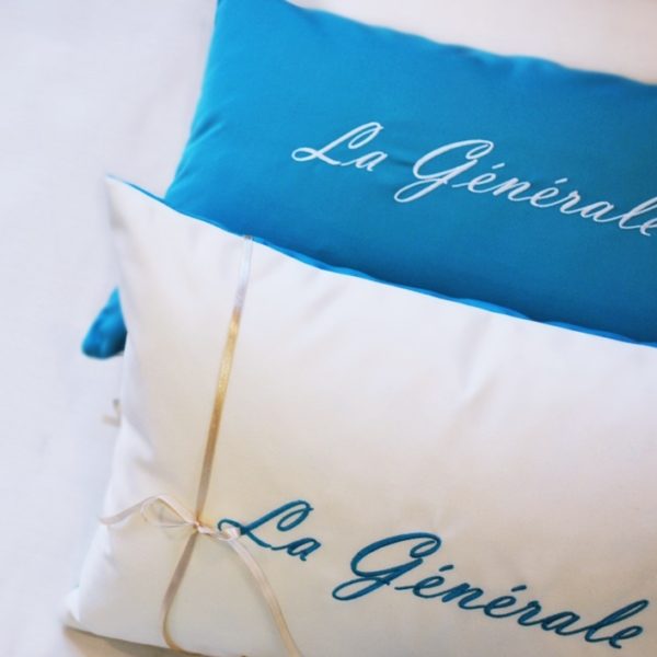 Highlight your yacht decor with personalized embroidery