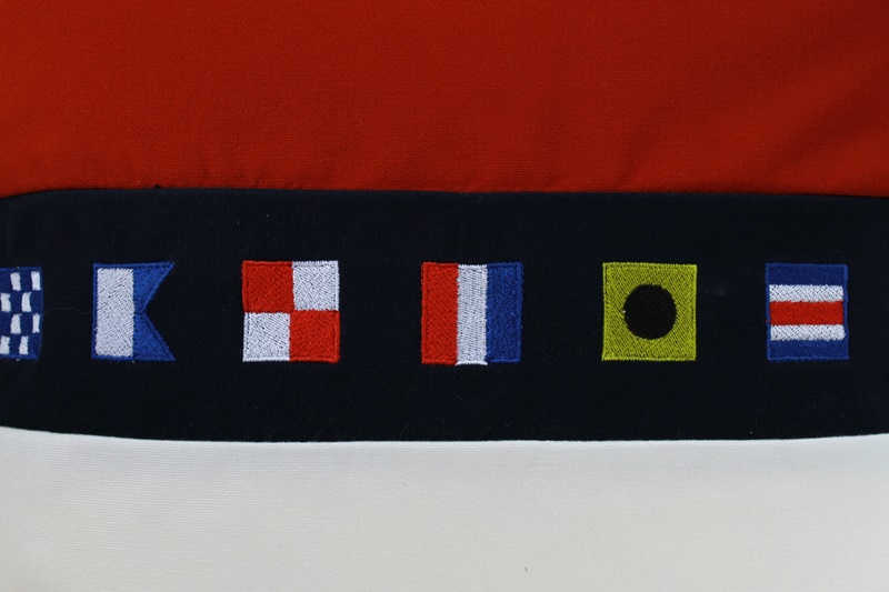 Frey design with nautical flags