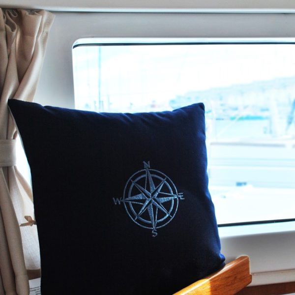Personalized pillows for Lagoon 570